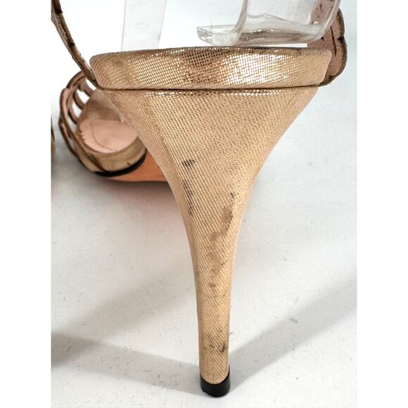 Klub Nico Heels Moxie Gold Cut out EU 36 Size 7 - Picture 6 of 7